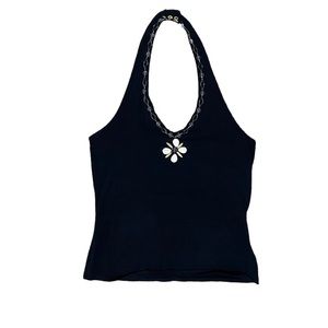 oscar de la renta halter top